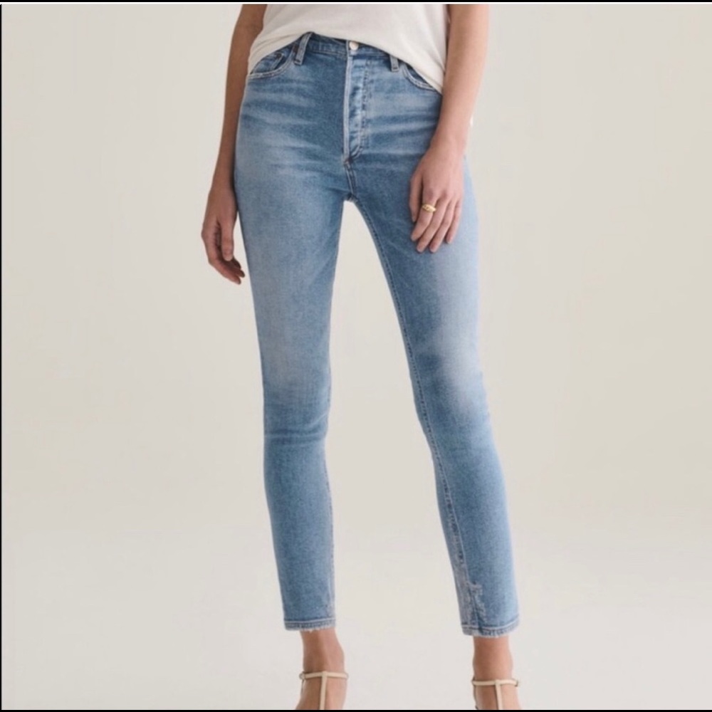 AGOLDE Nico High Rise Skinny Jeans Embark SZ 26